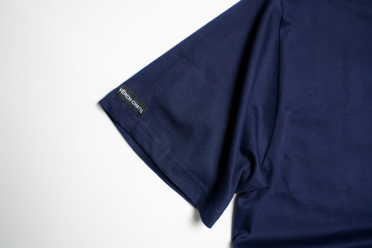Verch Short Sleeve Navy Tshirt