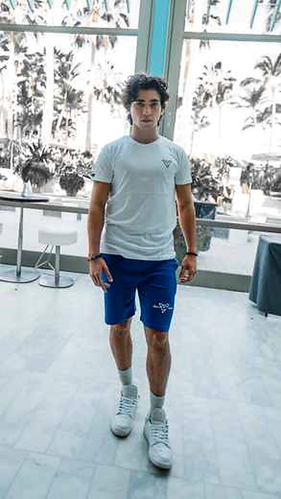 White Logo Tee